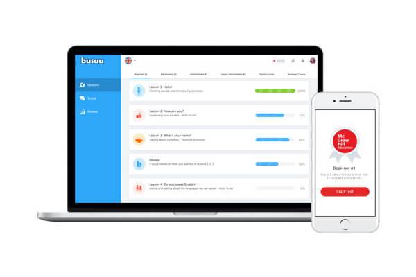 دانلود نرم افزار آموزش زبان بوسو برای اندروید Busuu Premium