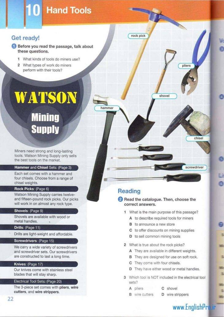 کتاب آموزش زبان تخصصی مهندسی معدن | English for Mining