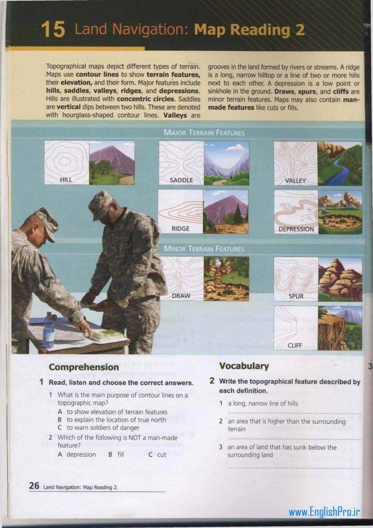 کتاب زبان انگلیسی علوم نظامی | English for Command & Control