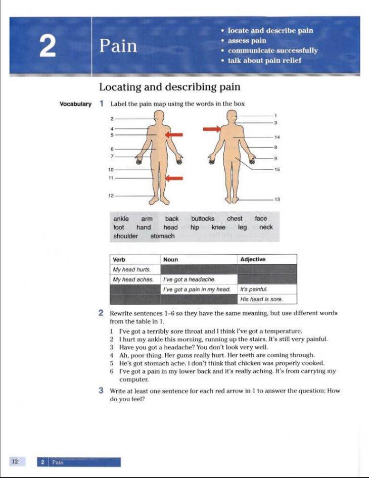 کتاب زبان تخصصی پرستاری PDF - V.E. English for Nursing 1 & 2