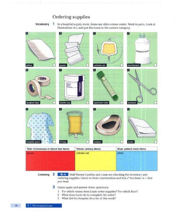 کتاب زبان تخصصی پرستاری | V.E. English for Nursing 1 & 2