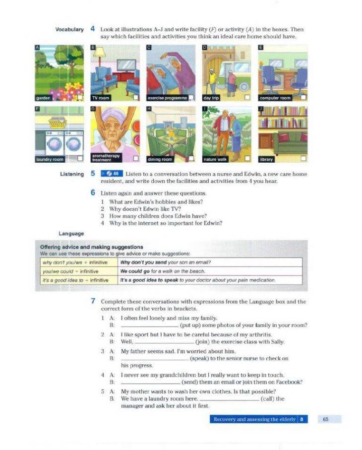 کتاب زبان تخصصی پرستاری PDF - V.E. English for Nursing 1 & 2