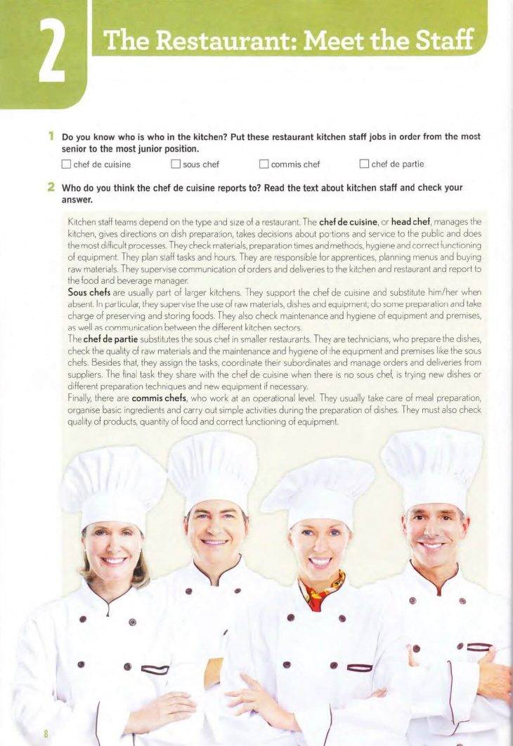 کتاب زبان انگلیسی تخصصی آشپزی | Flash on English for Cooking