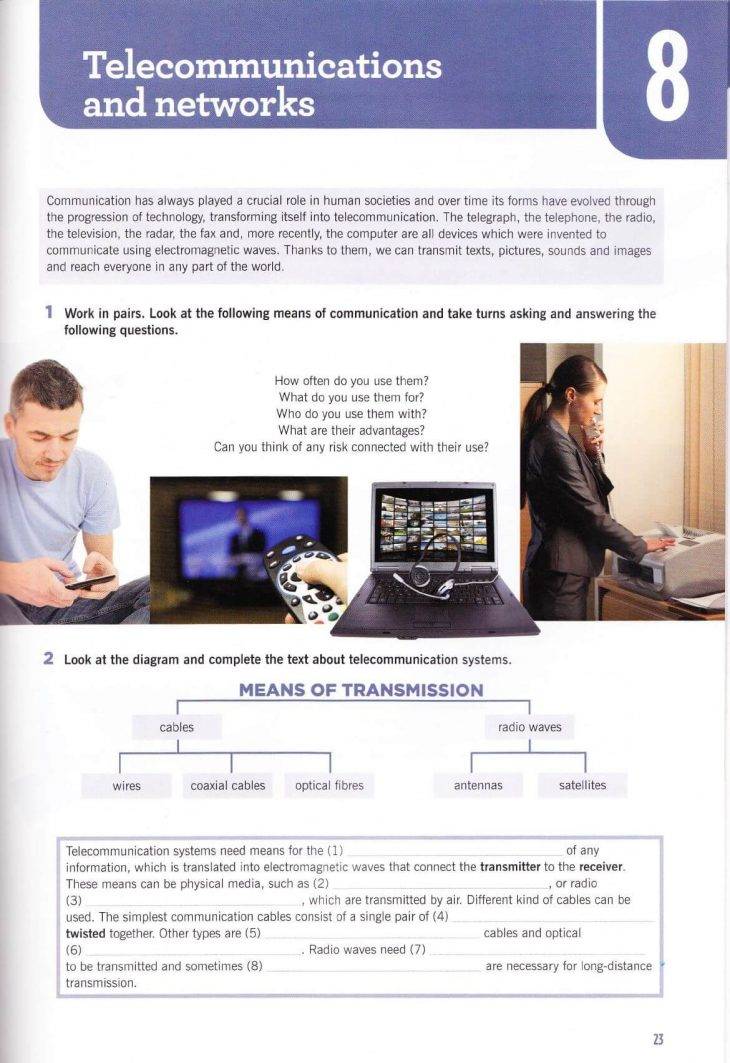 کتاب زبان تخصصی مکانیک و الکترونیک (PDF)