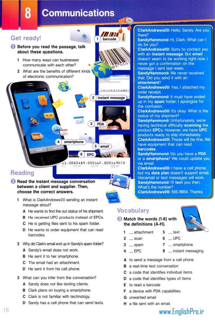 کتاب زبان تخصصی کامپیوتر و آی تی | (IT) Information Technology