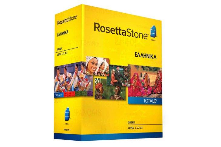 نرم افزار یادگیری سریع زبان یونانی Rosetta Stone Greek