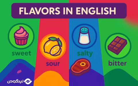 Flavors in English - طعم ها به انگلیسی و انواع آن با ترجمه فارسی