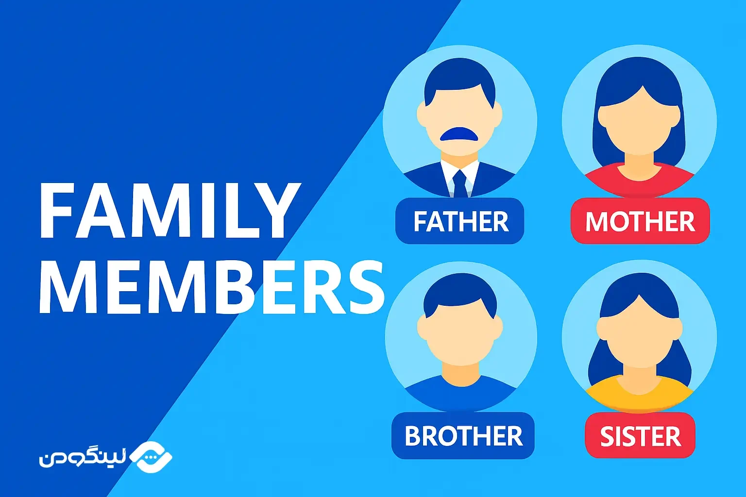 اعضای خانواده به انگلیسی؛ 50+ لغت و اصطلاحات پرکاربرد + فیلم
