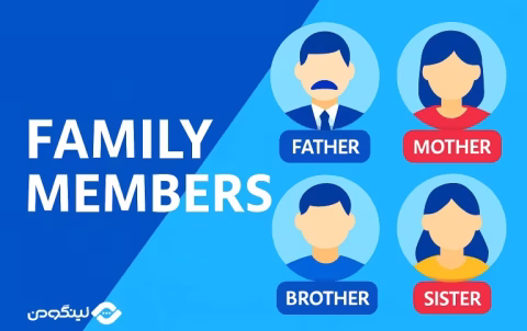 Family Members in English - اعضای خانواده به انگلیسی؛ 50+ لغت و اصطلاحات پرکاربرد + فیلم