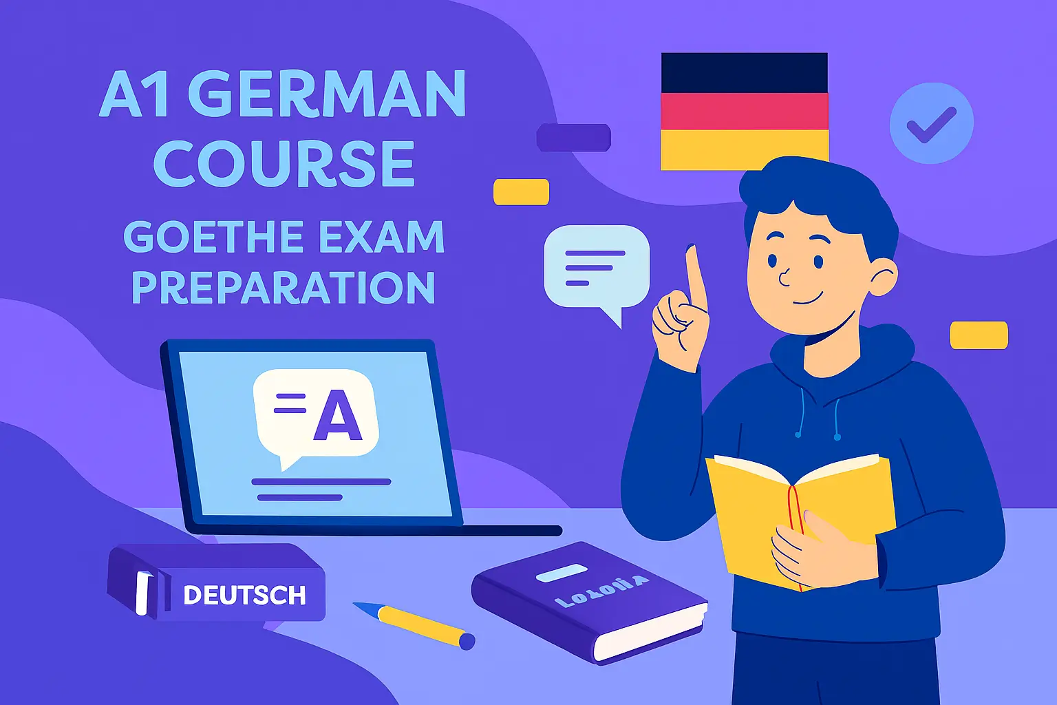 آموزش زبان آلمانی سطح A1 – آمادگی آزمون Goethe