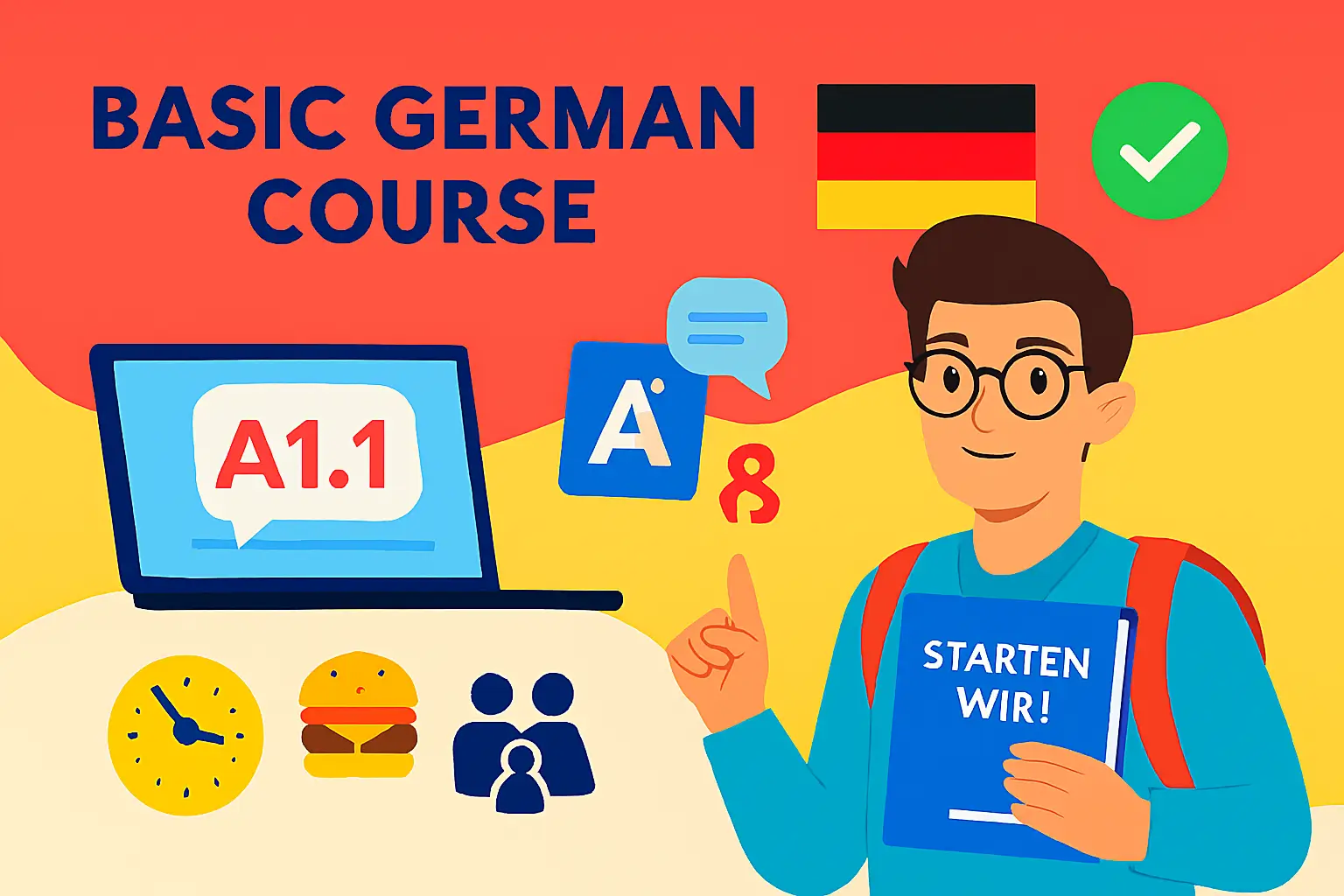 آموزش زبان آلمانی – سطح A1.1
